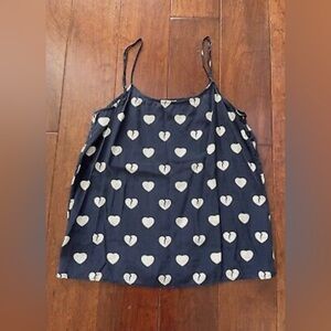 Equipment Silk Heart Print Cami - Rare find!